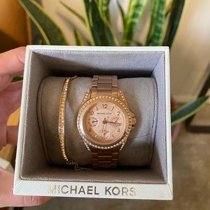 Michael Kors watch w/bonus bracelet